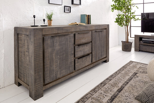 Grey mango wood clearance sideboard