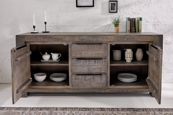 Grey sales rustic sideboard