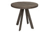 Round Dining Table Blacksmith 80cm Mango Wood Grey