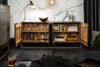 Sideboard Obsidian 177cm Mango Wood Brown Agate