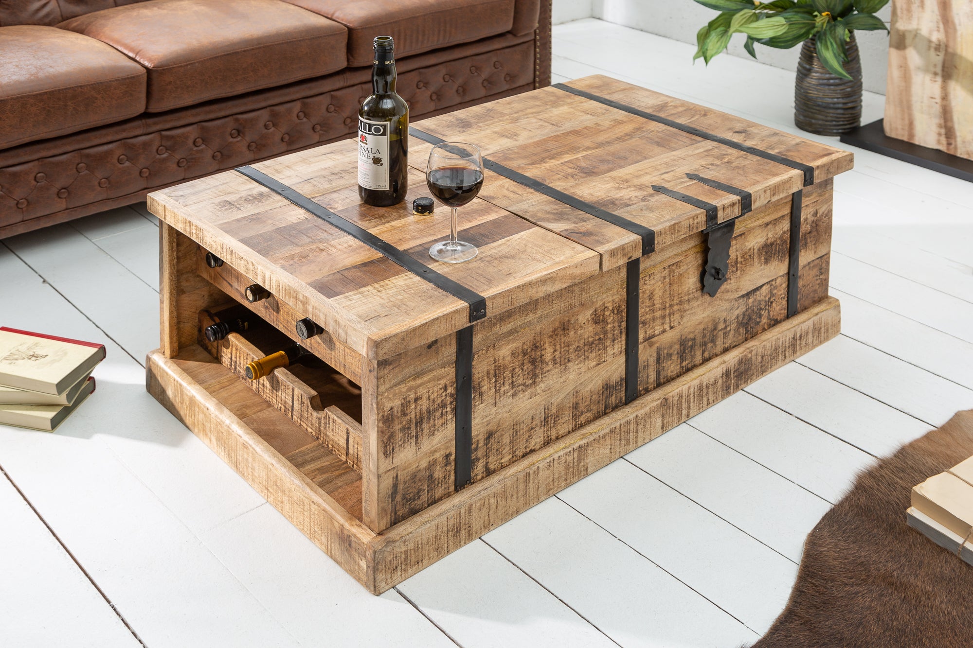 Coffee Table Connoisseur 100cm Mango Wood Natural