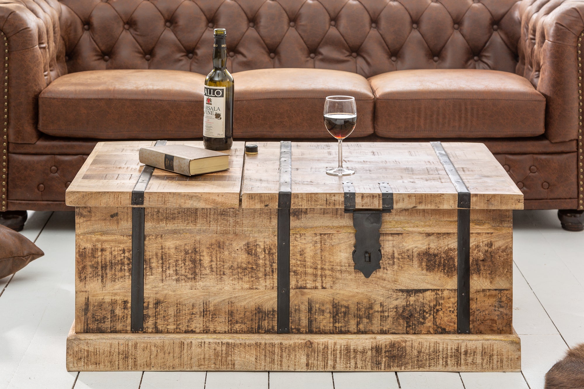 Coffee Table Connoisseur 100cm Mango Wood Natural