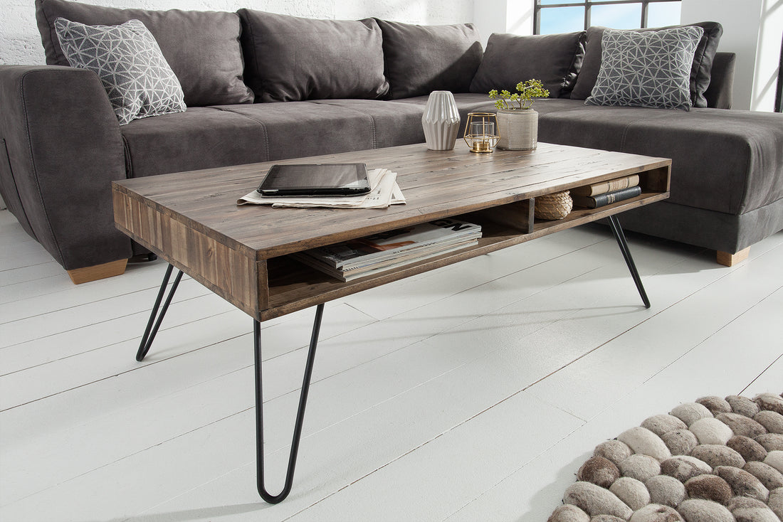 Coffee Table Scorpion 110cm Acacia Wood Grey