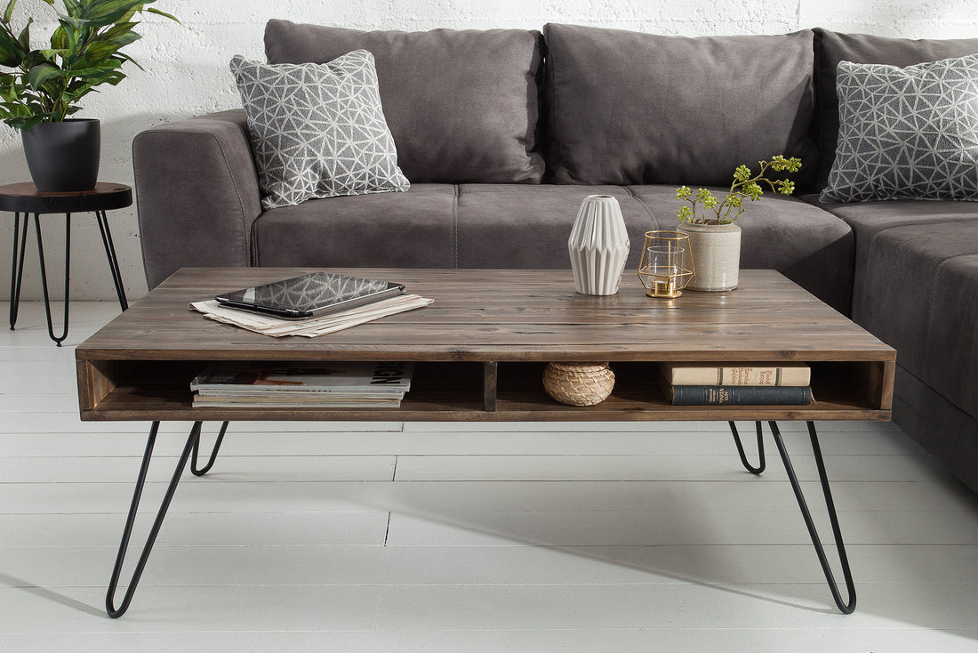 Coffee Table Scorpion 110cm Acacia Wood Grey
