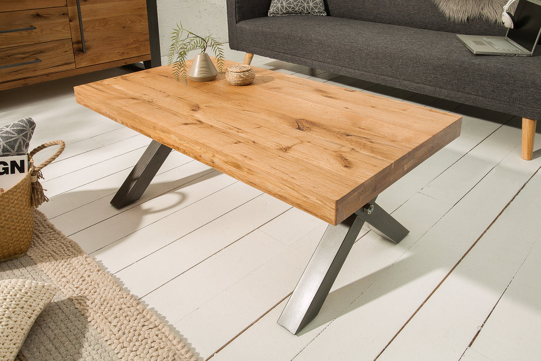 Coffee Table Viking 110cm Oak Wood Natural