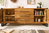 Sideboard Viking 200cm Wild Oak Wood Natural
