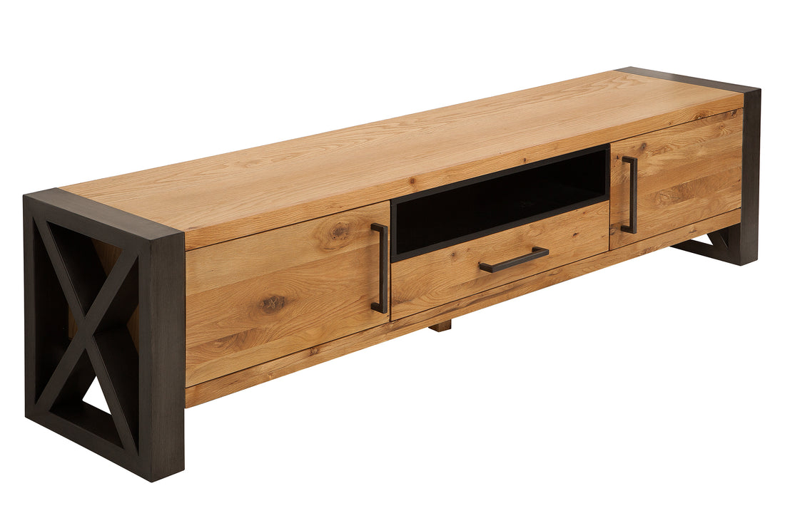 TV Stand Viking 200cm Wild Oak Wood Natural