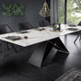 White ceramic tables