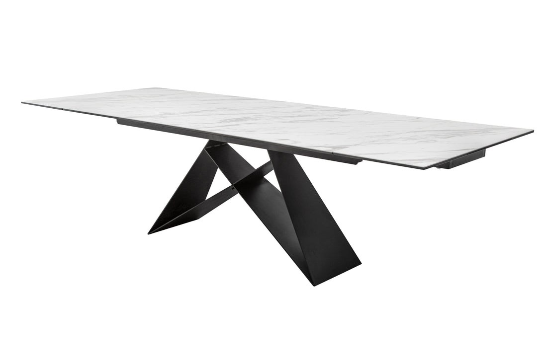 Dining Table Mercury 180-220-260cm Ceramic Marble Look