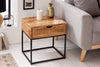 Bedside Table Blacksmith 45cm Mango Wood Natural