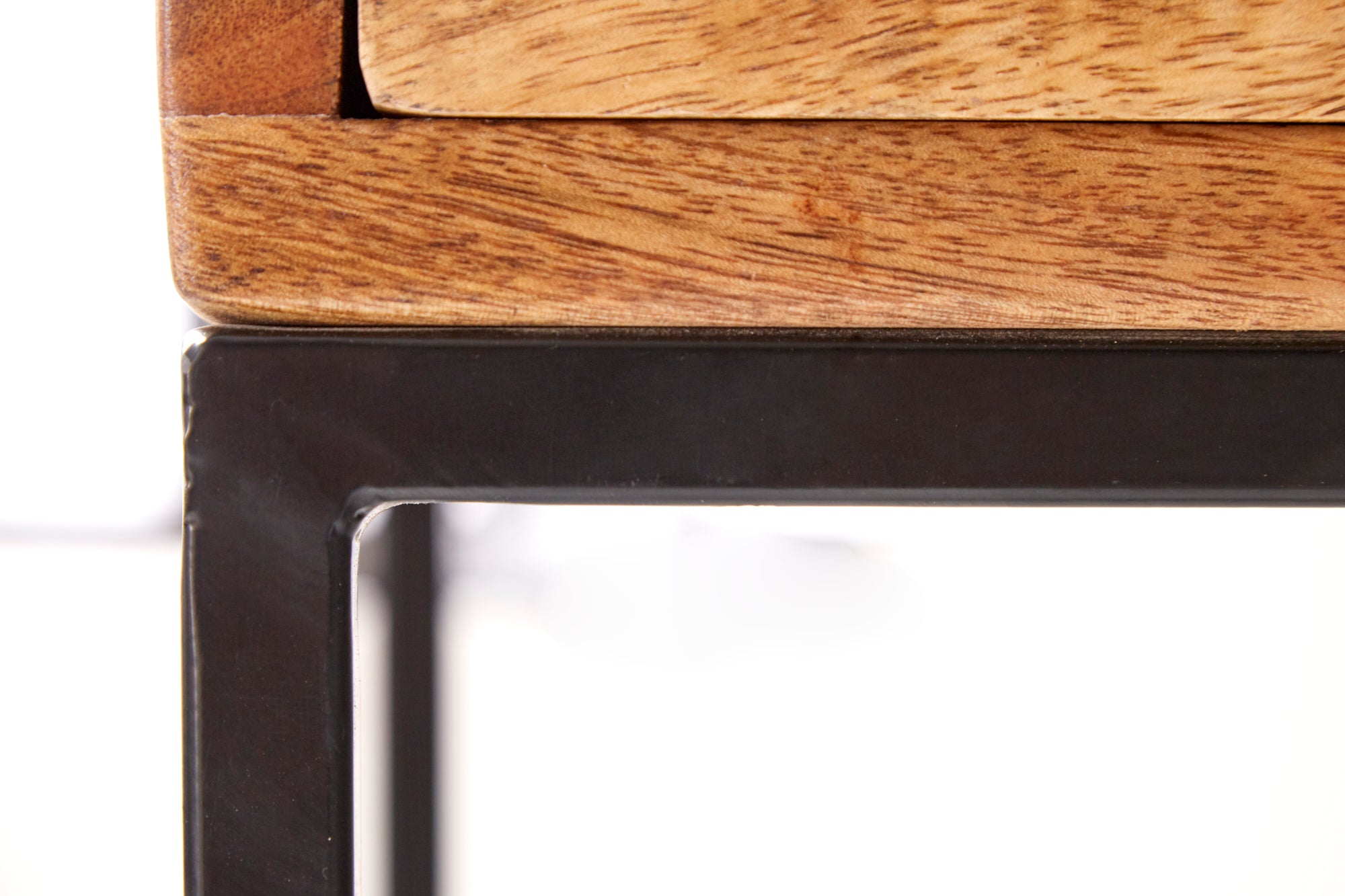 Bedside Table Blacksmith 45cm Mango Wood Natural