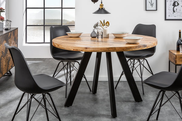 Dining Table Blacksmith Round 120cm Mango Wood Natural