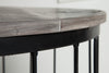 Side Table Fortress Loft 40cm Mango Wood Grey
