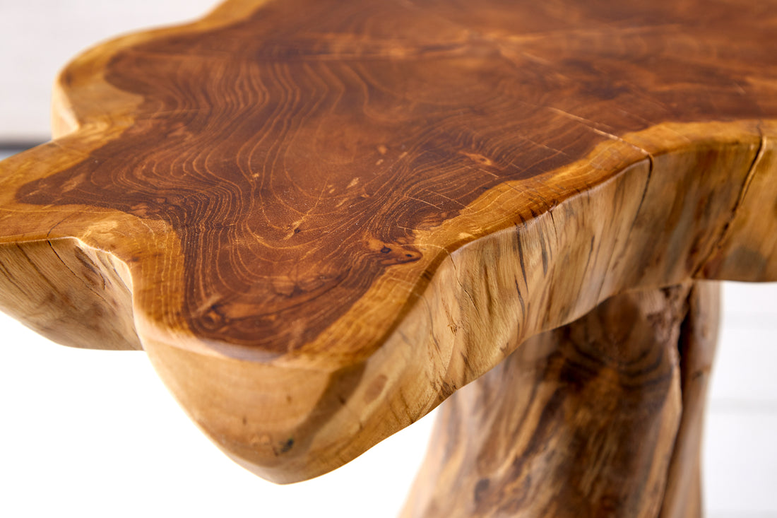 Coffee Table Root 50cm Teak Wood Brown
