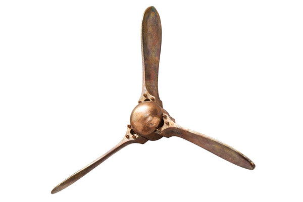 Decorative Propeller Screw III 60cm Metal Copper
