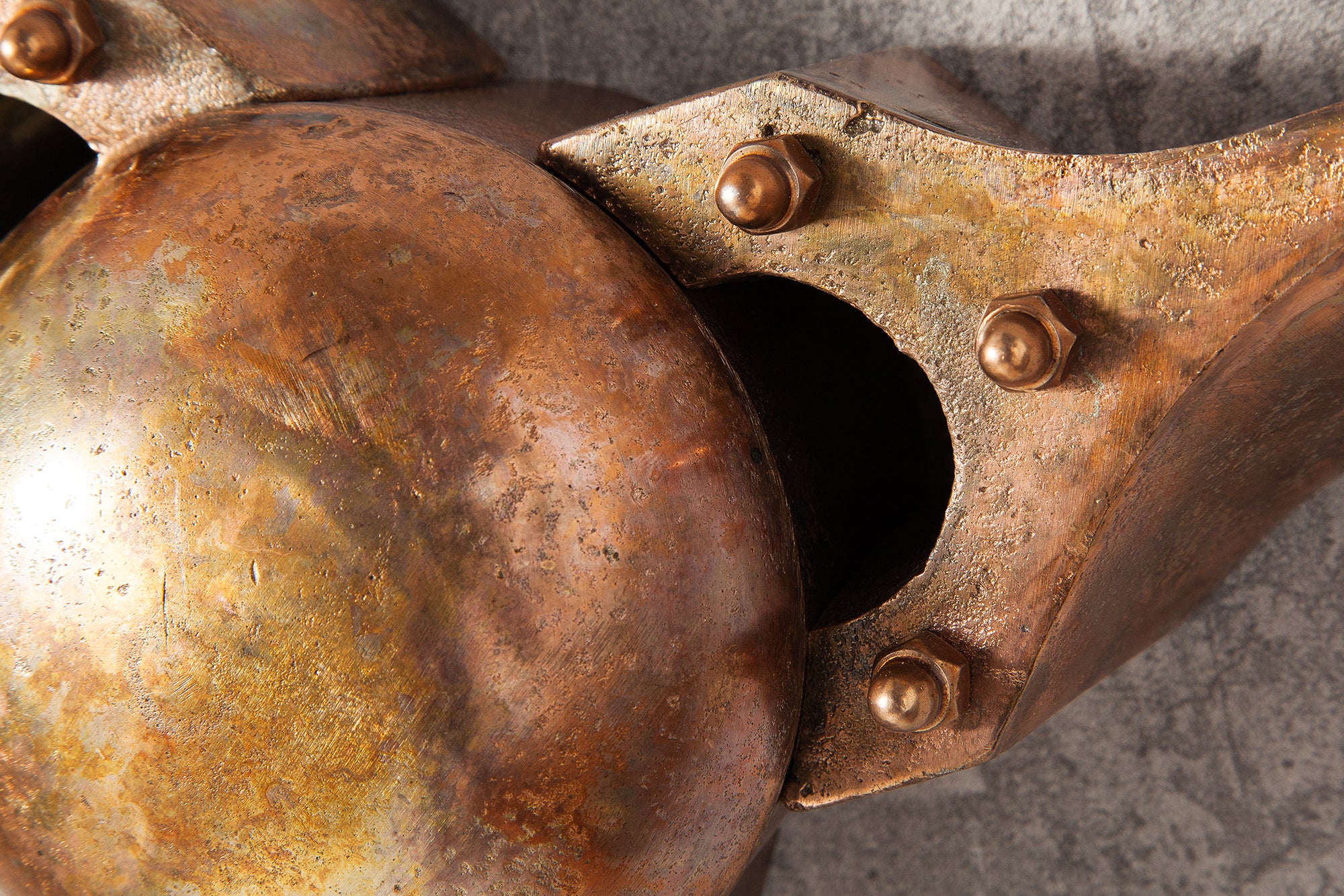 Decorative Propeller Screw III 97cm Metal Copper