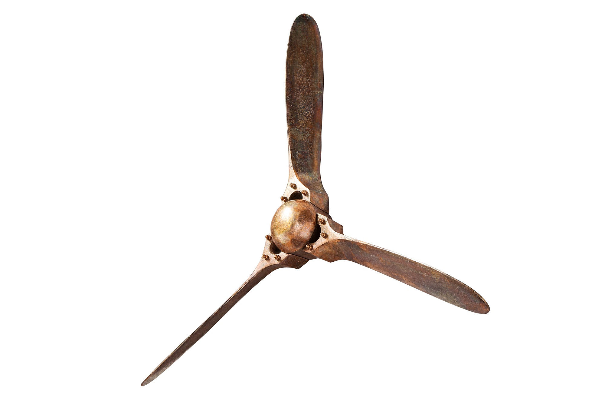 Decorative Propeller Screw III 97cm Metal Copper