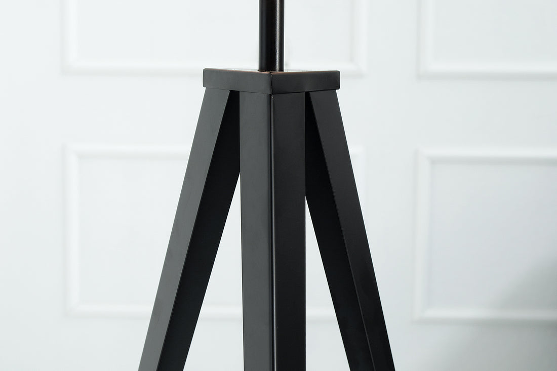 Floor Lamp Tripod 142cm Black