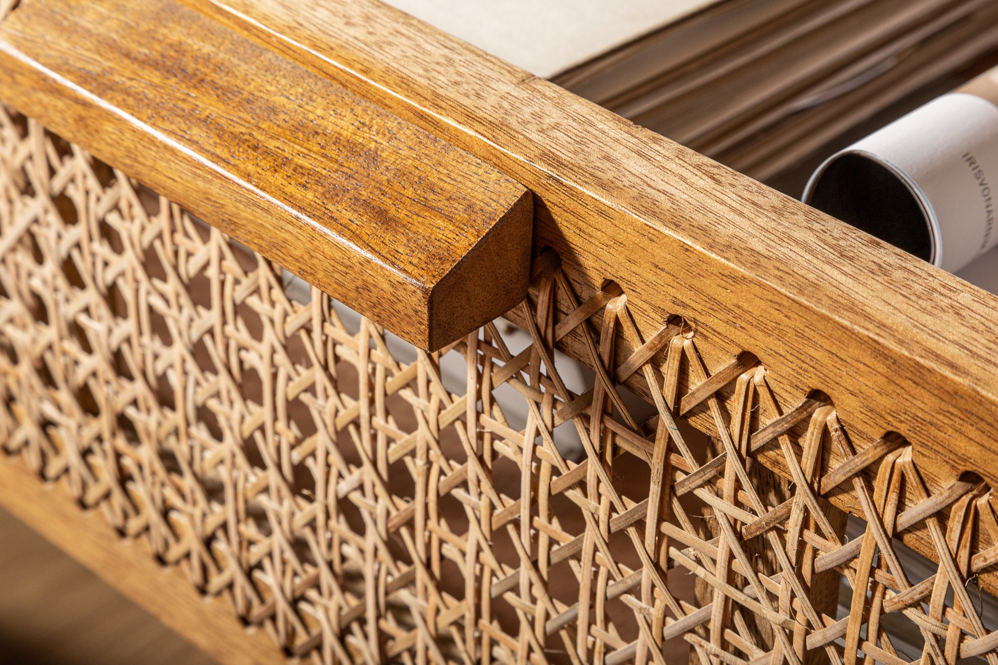 Cabinet Bamboo Lounge 140cm Mango Wood Natural