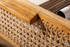 Cabinet Bamboo Lounge 140cm Mango Wood Natural