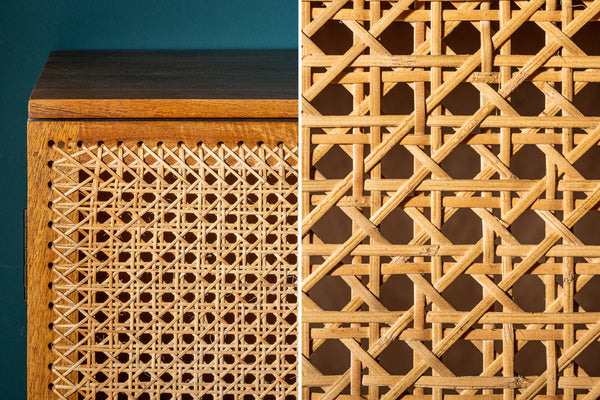 Cabinet Bamboo Lounge 140cm Mango Wood Natural