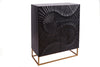 Cabinet Fossil 120cm Mango Wood Black