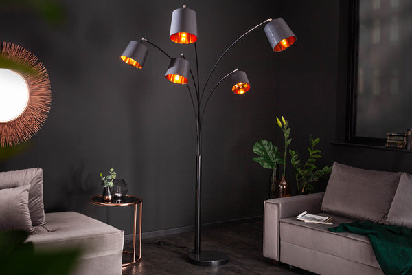 Levels Floor Lamp 202cm Black