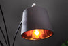 Floor Lamp Levels 205cm Metal Black
