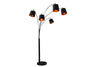 Floor Lamp Levels 205cm Metal Black