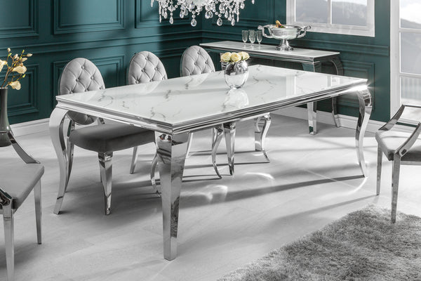 Dining Table Belvedere 200cm Marble Look