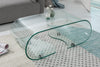 Coffee Table Quartz 90cm Glass