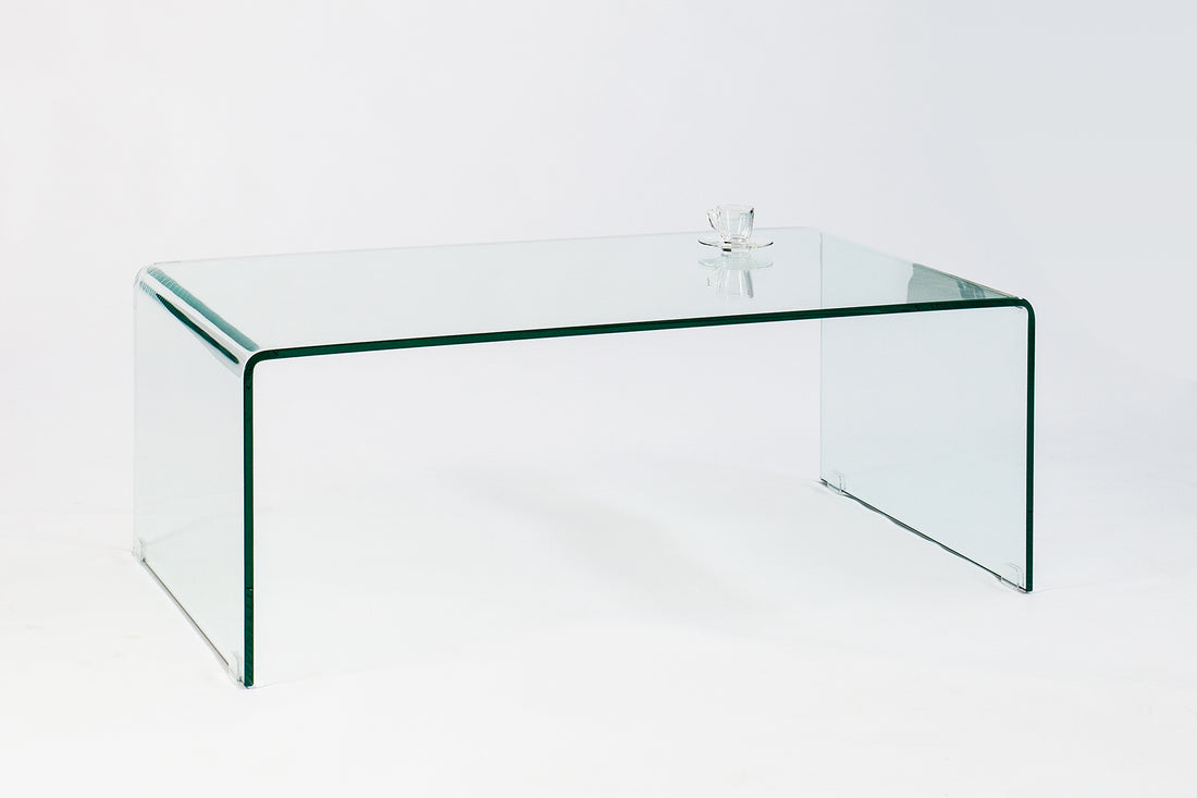 Coffee Table Quartz 110cm Glass