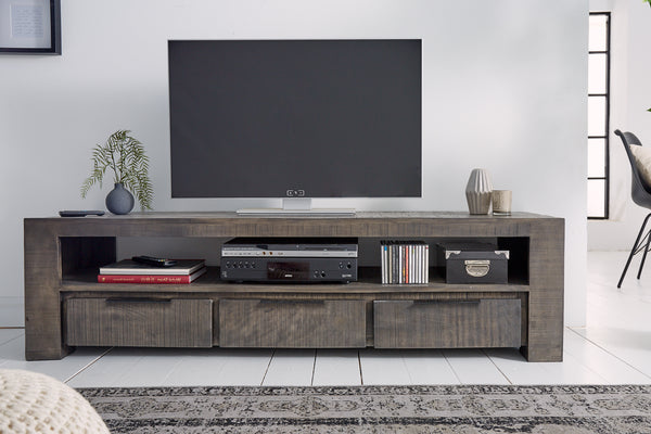 TV Stand Blacksmith 170cm Mango Wood Grey