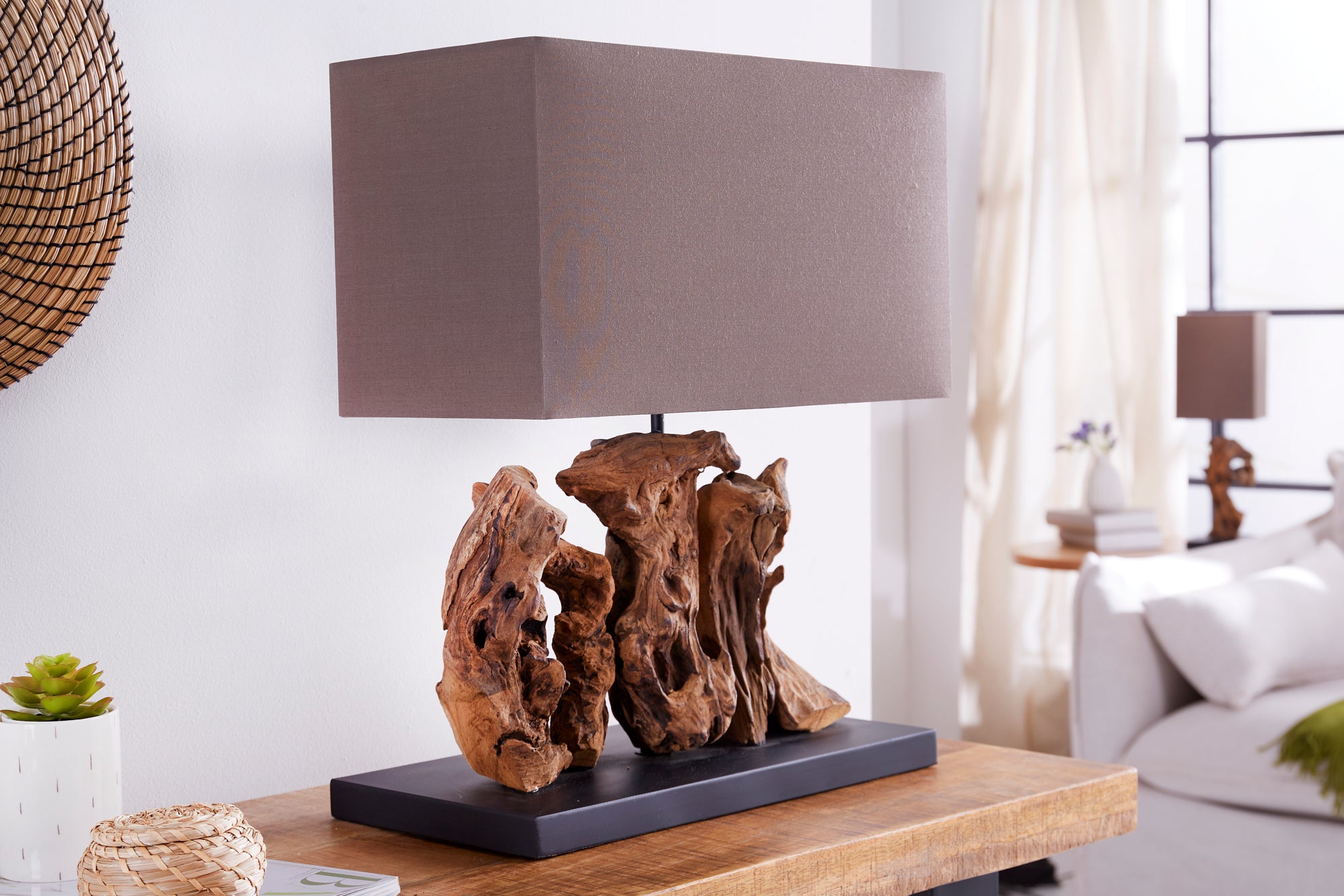 Table Lamp Aragon 40cm Driftwood Natural