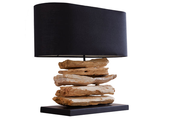 Table Lamp Riverine II Black Driftwood