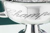Champagne Cooler 40cm Metal Chrome