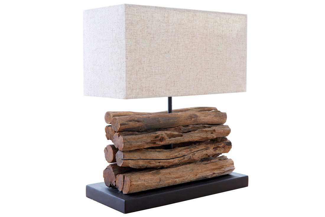 Table Lamp Perifere 40cm Driftwood Beige