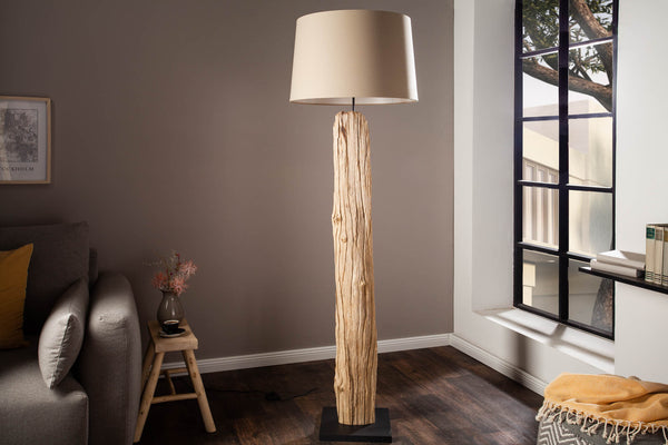 Floor Lamp Rousilique Driftwood 175cm Beige