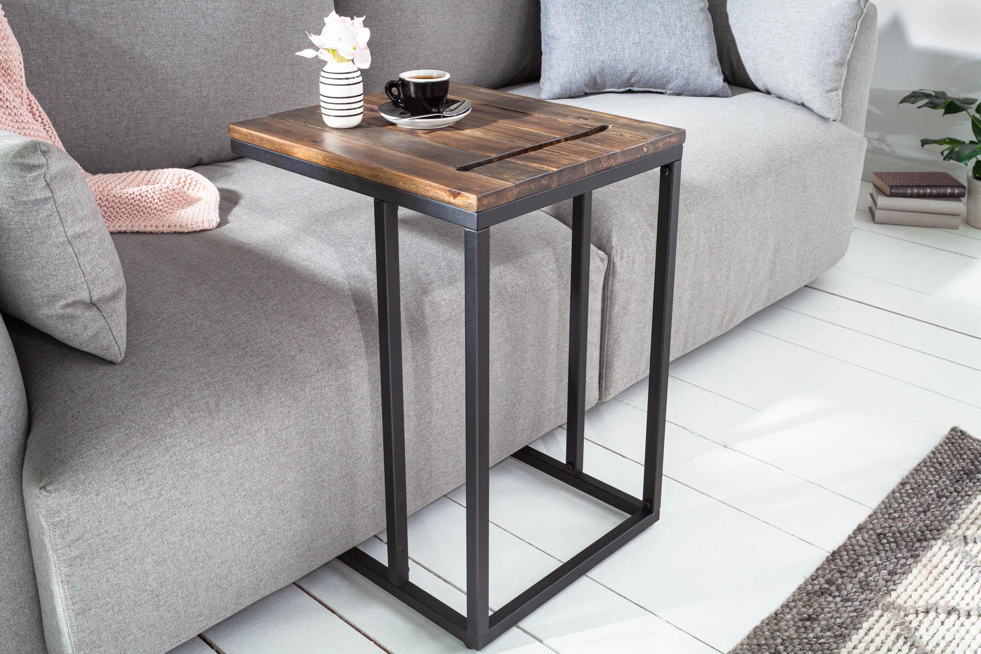 Side Table Elements 43cm Acacia Tablet