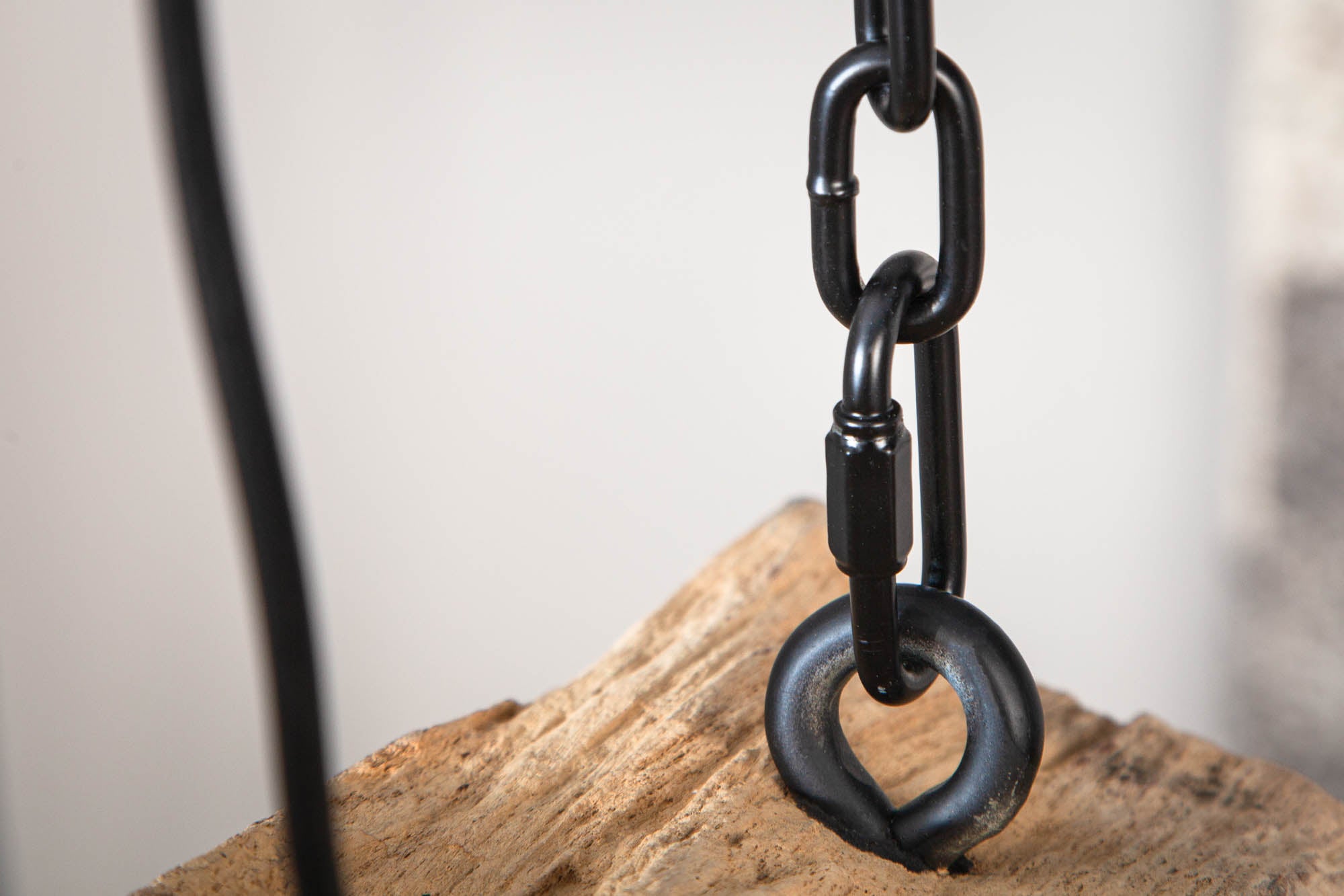 Hanging Lamp Barracuda 70cm Recycled Wood Brown