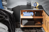 Bedside Table Fossil 50cm Mango Wood Black