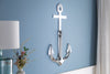 Wall Decoration Anchor 90cm Silver