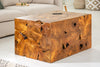 Coffee Table Root Square 90cm Teak Wood Brown