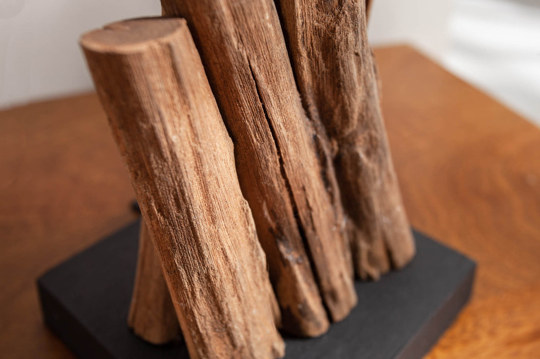 Table Lamp Pure Nature 45cm Driftwood Brown