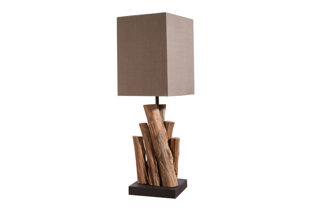 Table Lamp Pure Nature 45cm Driftwood Brown