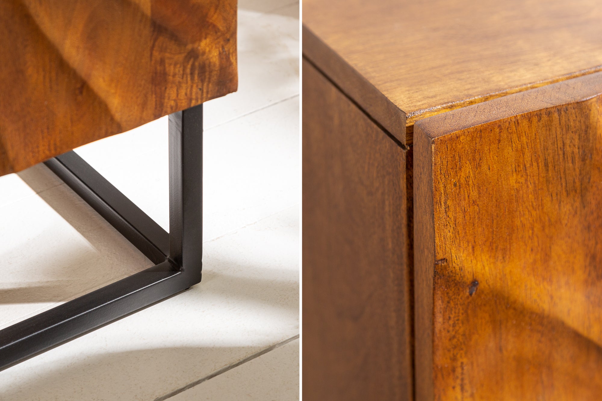 Cabinet Fossil 120cm Mango Wood Brown