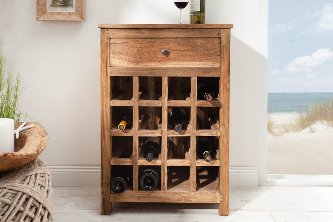 Wine Cabinet Hemingway 56cm Recycled Wood