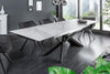 Dining Table Galactic 180-220-260cm Ceramic White Marble Look