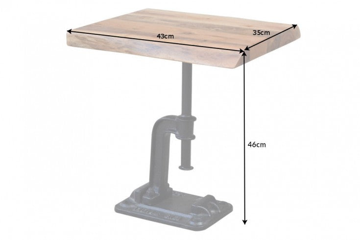 Side Table Fortress 46cm Acacia Wood Natural