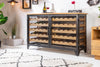 Wine Cabinet Connoisseur 127 cm Pine Wood Natural